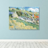 Gedekte Cottages van Vincent van Gogh Canvas Afdruk (Insitu (Houten vloer))