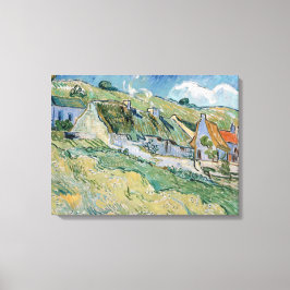 Gedekte Cottages van Vincent van Gogh Canvas Afdruk