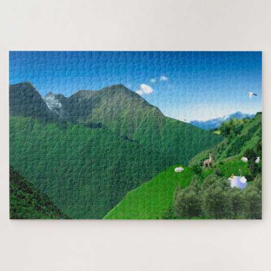 Gedekte cove legpuzzel (Horizontaal)