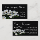 Gedekte dagen visitekaartje (Voorkant / Achterkant)