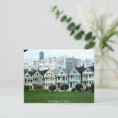 Gedekte dames briefkaart (Staand voorkant)