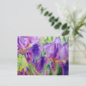 Gedekte dames briefkaart (Staand voorkant)