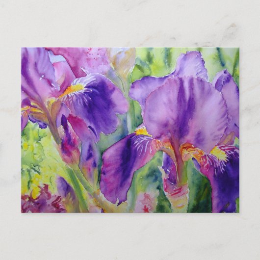 Gedekte dames briefkaart (Voorkant)