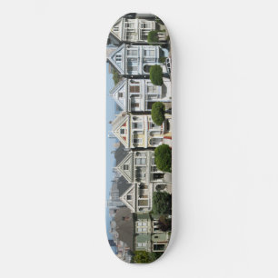 Gedekte dames Houses Steiner Street San Francisco Persoonlijk Skateboard