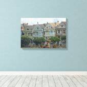 Gedekte dames, San Francisco, Californië Canvas Afdruk (Insitu (Houten vloer))