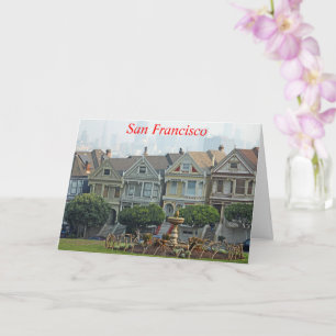 Gedekte dames, San Francisco, Californië Kaart