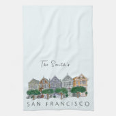 Gedekte dames San Francisco Theedoek (Verticaal)
