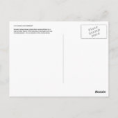 Gedekte damesjurken, Unalaska Island Briefkaart (Achterkant)