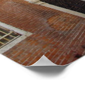 Gedekte deur op het Venetië-kanaal Poster (Hoek)