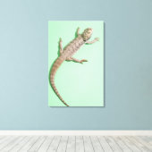 Gedekte draak 2 canvas afdruk (Insitu (Houten vloer))