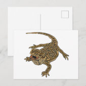 Gedekte draak briefkaart (Voorkant / Achterkant)