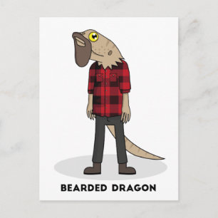 Gedekte draak briefkaart