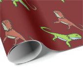 Gedekte draak cadeaupapier (Rol Hoek)