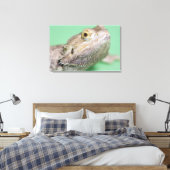 Gedekte draak canvas afdruk (Insitu (Slaapkamer))