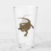 Gedekte draak glas (Achterkant)