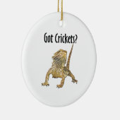 Gedekte draak heeft crickets keramisch ornament (Rechts)