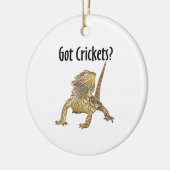 Gedekte draak heeft crickets keramisch ornament (Links)