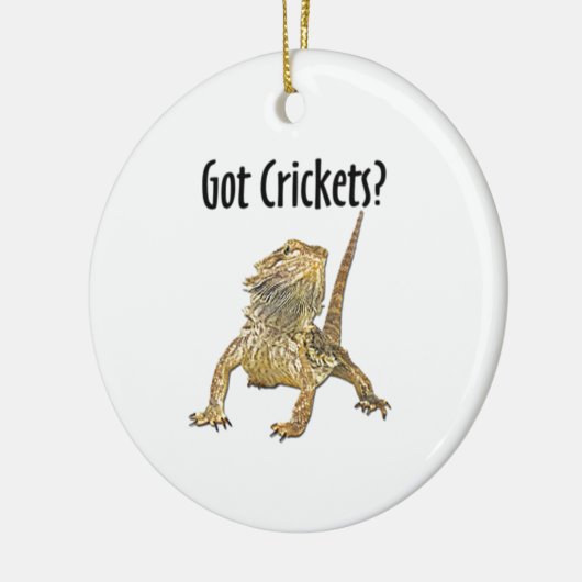 Gedekte draak heeft crickets keramisch ornament (Links)