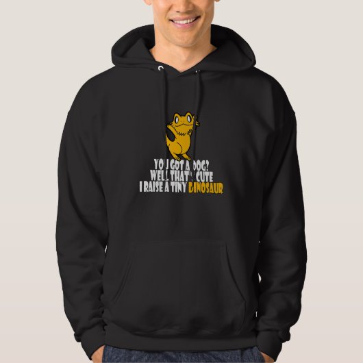 Gedekte draak... je hebt een hond.. hoodie (Voorkant)