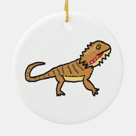 Gedekte draak keramisch ornament (Achterkant)