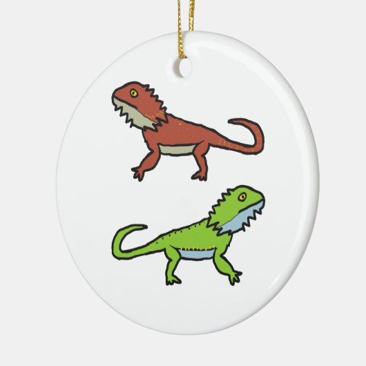 Gedekte draak keramisch ornament (Links)