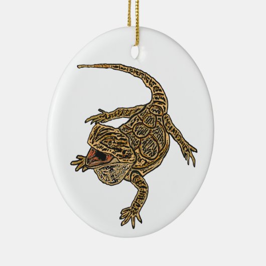 Gedekte draak keramisch ornament (Rechts)