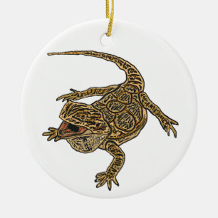 Gedekte draak keramisch ornament