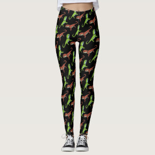 Gedekte draak leggings