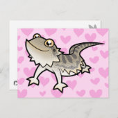 Gedekte draak / Rankin Dragon Love Briefkaart (Voorkant / Achterkant)