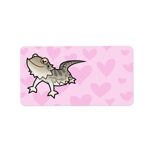 Gedekte draak / Rankin Dragon Love Etiket (Voorkant)