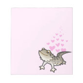 Gedekte draak / Rankin Dragon Love Notitieblok (Voorkant)