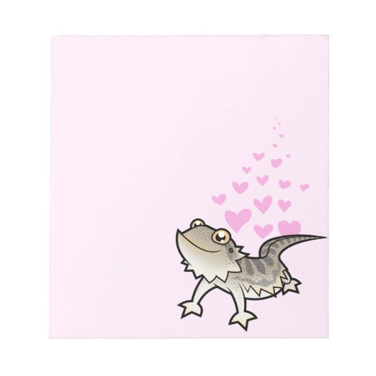 Gedekte draak / Rankin Dragon Love Notitieblok (Voorkant)