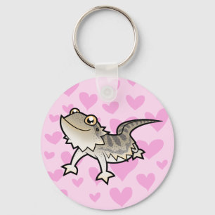 Gedekte draak / Rankin Dragon Love Sleutelhanger