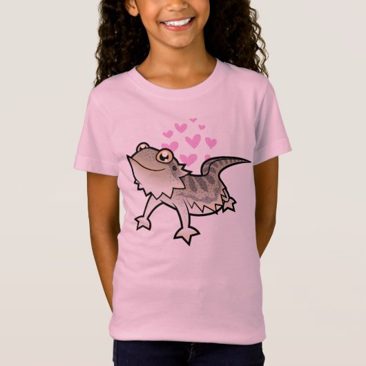 Gedekte draak / Rankin Dragon Love T-shirt (Voorkant)
