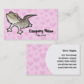 Gedekte draak / Rankin Dragon Love Visitekaartje (Voorkant / Achterkant)