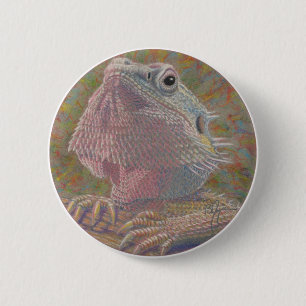 Gedekte draak ronde button 5,7 cm