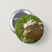 Gedekte draak ronde button 5,7 cm (Voorkant /achterkant)