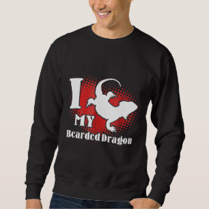 Gedekte draak Shirt Ik hou van mijn gedekte draak