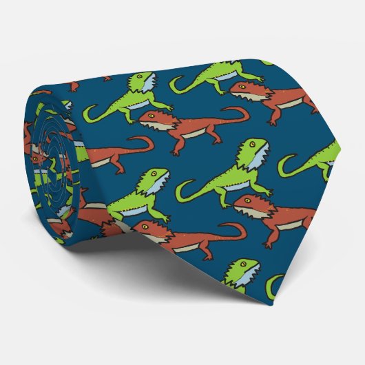 Gedekte draak stropdas (Opgerold)