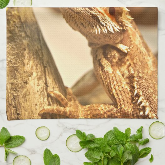 Gedekte draak theedoek (Gevouwen)