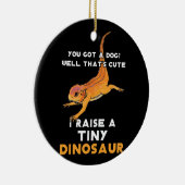 Gedekte Dragon Eigenaar van Dragon Gedekte Drakend Keramisch Ornament (Rechts)