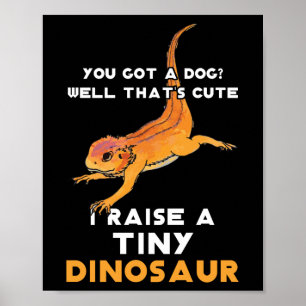 Gedekte Dragon Eigenaar van Dragon Gedekte Drakend Poster