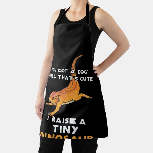 Gedekte Dragon Eigenaar van Dragon Gedekte Drakend Schort (Insitu)