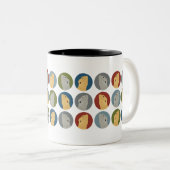 Gedekte Dragon-Mok Tweekleurige Koffiemok (Voorkant rechts)