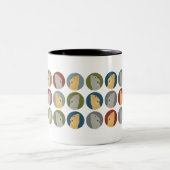 Gedekte Dragon-Mok Tweekleurige Koffiemok (Center)