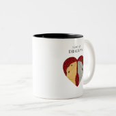 Gedekte Dragon-Mokken Tweekleurige Koffiemok (Voorkant rechts)