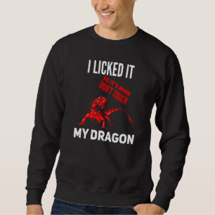 Gedekte drakenhagedis heb ik hem laten verkennen,  trui