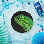 Gedekte drakenhagedis papieren bordje (Feest)