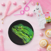 Gedekte drakenhagedis papieren bordje (Feest)