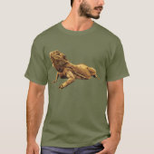 Gedekte drakenillustratie t-shirt (Voorkant)